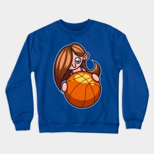 Basketball Player Crewneck Sweatshirt